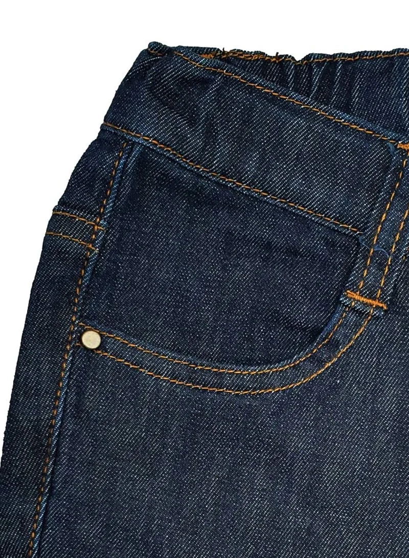 GIORDANO  Kid's Mid-Rise Slim Taper Stretch Denim Jeans  | Best Price UAE
